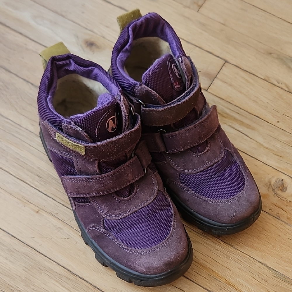 Naturino Winter Purple Boots with wool lining